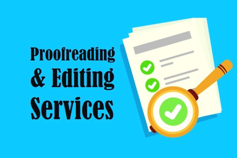 proofreading & Editing services